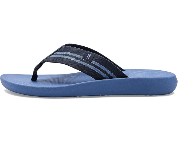 Шлепанцы FitFlop Iqushion с двумя полосками и перепонками