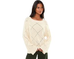 Джемпер Diamond Stitch Popover от Sanctuary свободный крой хлопок