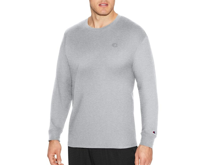 Футболка Champion Classic Jersey с длинным рукавом серая