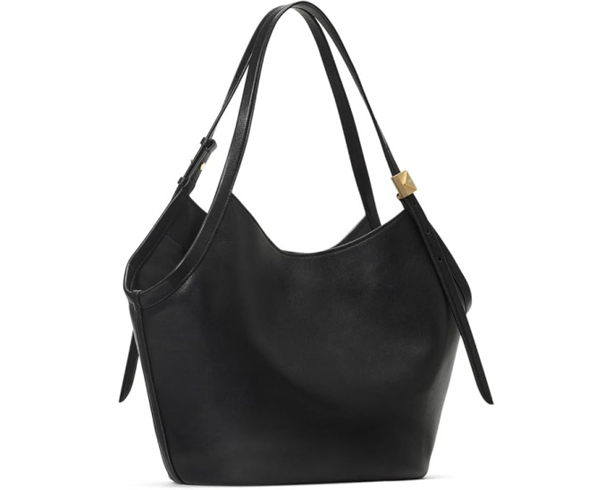 Сумка-тоут Deco из мелкозернистой кожи в форме тюльпана Kate Spade New York