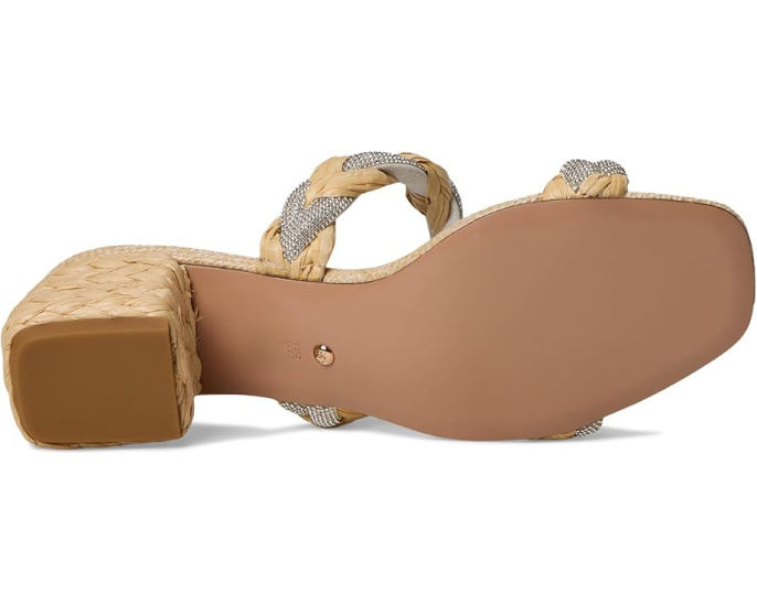 Сланцы Ivia Slide от Pelle Moda с двойными бретелями и блочным каблуком