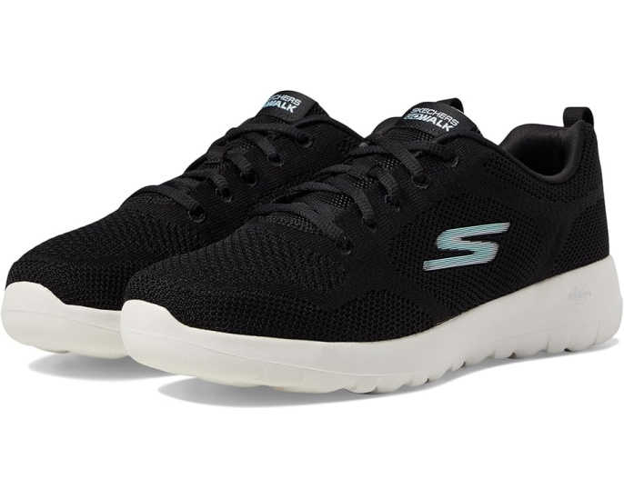Кроссовки Go Walk Joy Violet от SKECHERS Performance черные с мятным