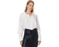 Боди Norma Kamali Super Oversized Boyfriend NK Shirt из хлопкового поплина на застежке-липучке