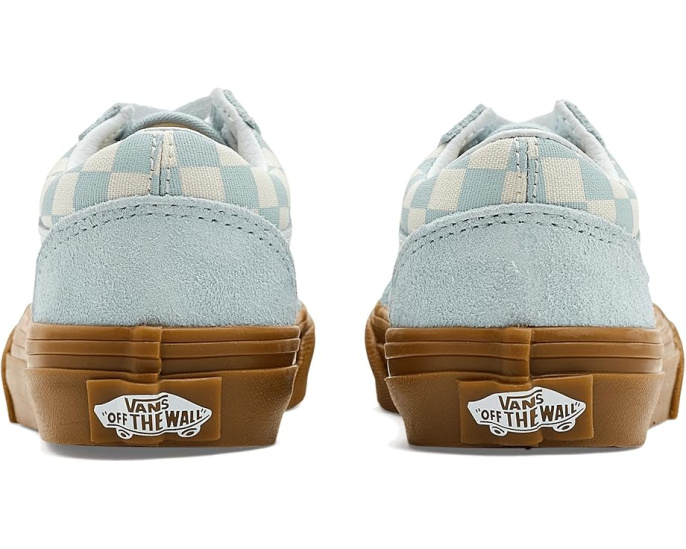 Кроссовки Vans Kids Old Skool с усиленным мыском и клетчатым узором
