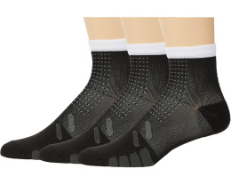 Компрессионные носки для велоспорта Eurosock Bike Quarter Compression 3 пары с технологией Silver drySTAT