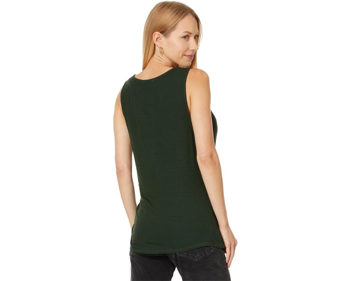 Michael Stars топ Jeanette Cowl Neck Tank с драпировкой
