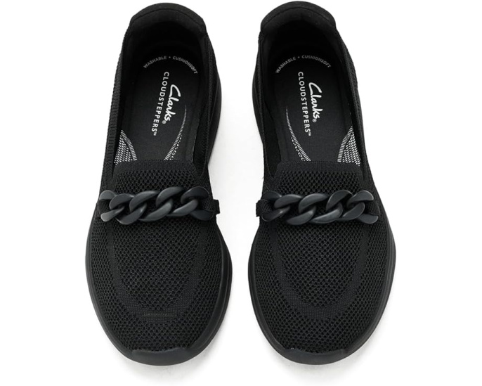 Лоферы Ezrinn Cove от Clarks с дышащим текстилем и стелькой Cushion Soft