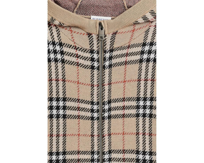 Худи Jimmy Vintage от Burberry Kids на молнии для детей