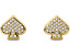 Серьги-гвоздики Everyday Spade Pave Studs от Kate Spade New York со стразами
