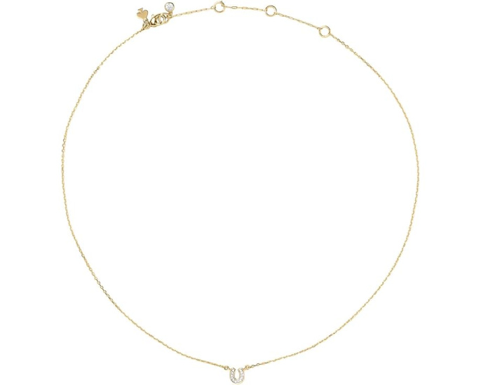 Подвеска You're A Gem Pave Horseshoe от Kate Spade New York с кубическим цирконием