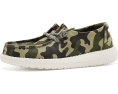 Hey Dude Кроссовки Wendy Essential Camo для детей с камуфляжным принтом