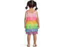 Платье Neon Sequin Ruffle Dress от Lola and The Boys с рюшами