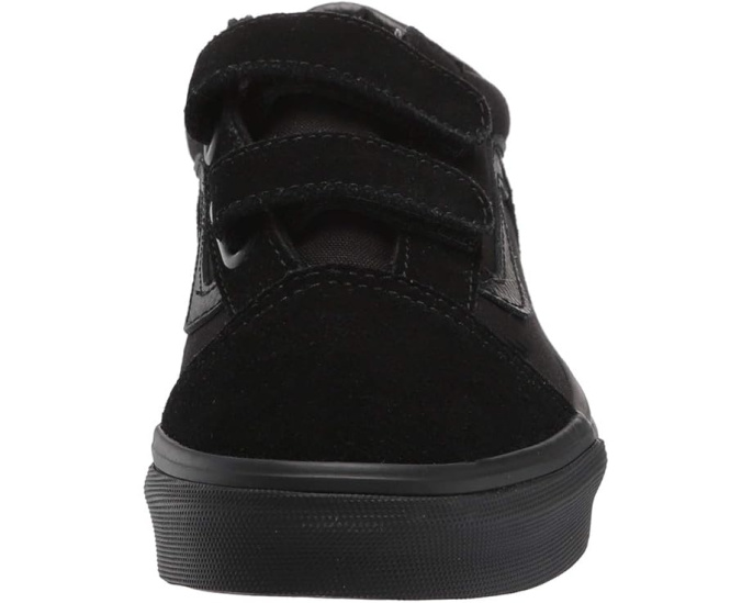Детские кроссовки Vans Old Skool V на липучках с платформой и усиленным носком