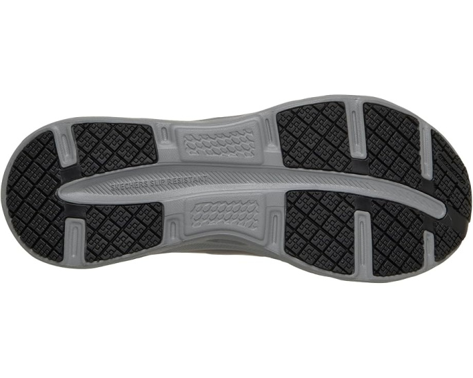 Кроссовки Skechers Work Glide-Step Altus SR с защитой носка из карбонано серого цвета
