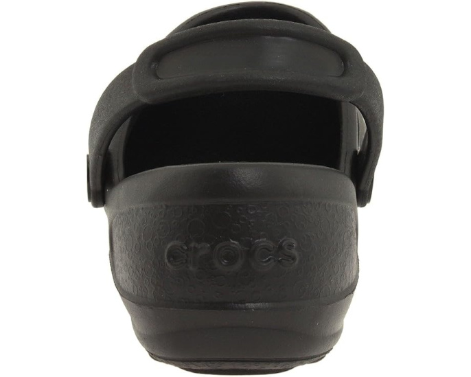 Клоги Crocs Mercy Work с цельной резиной черные