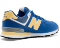 New Balance 574 Lace кроссовки для детей с синим верхом