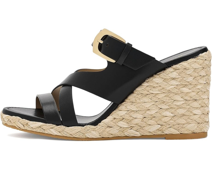 Босоножки Stuart Weitzman Sai Espadrille Wedge на танкетке из джута