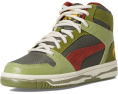 Кроссовки PUMA Kids Rebound Layup Mid Jurassic World с тематическим дизайном