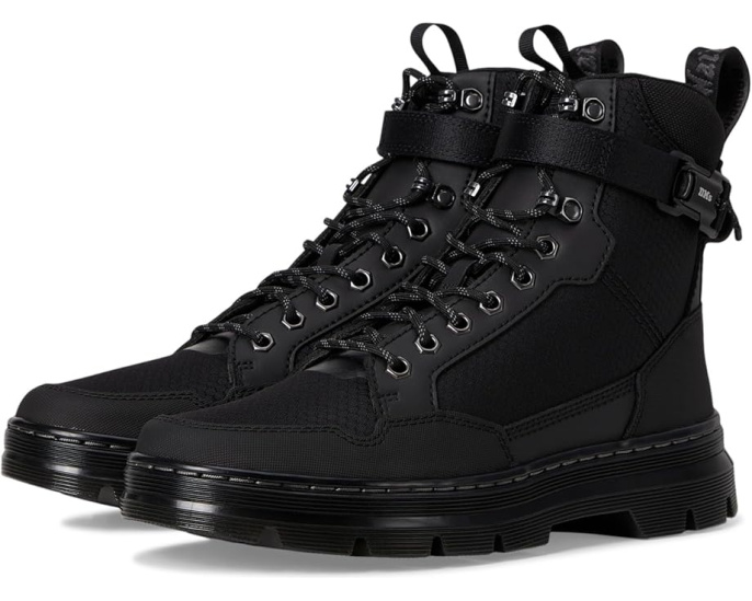 Ботинки Dr. Martens Combs Tech Mk.02 из переработанного холста с регулируемым ремнем
