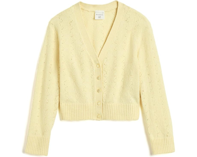 Кардиган Pointelle от abercrombie kids с ажурным узором