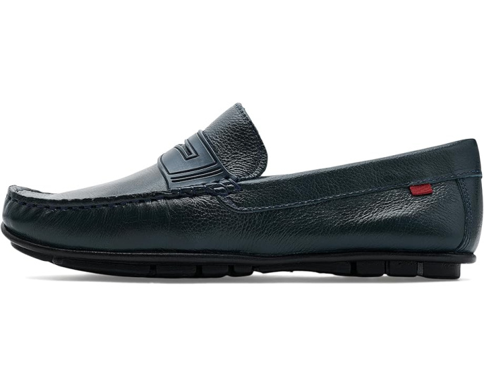 Мокасины Davidson St Marc Joseph New York из зернистой кожи