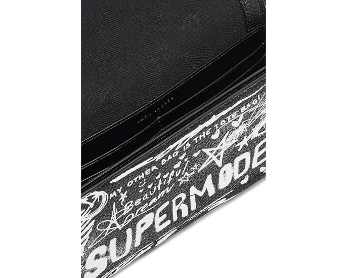 Мини-сумка Marc Jacobs The Punk Scribble с дерзким принтом
