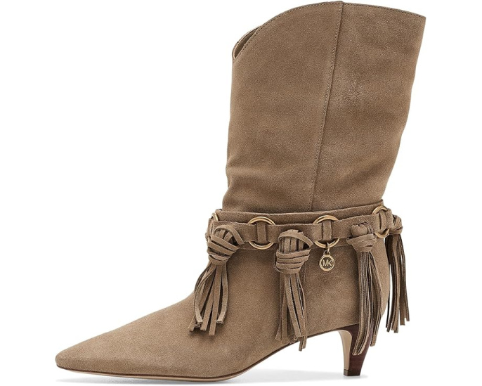 Daniela Fringe Suede Boots