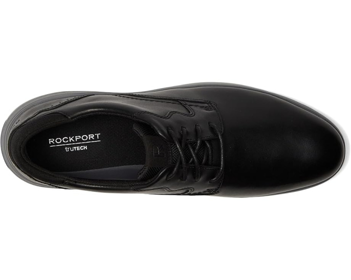 Кроссовки Rockport Noah Plain Toe с кожаным верхом и технологией truTECH