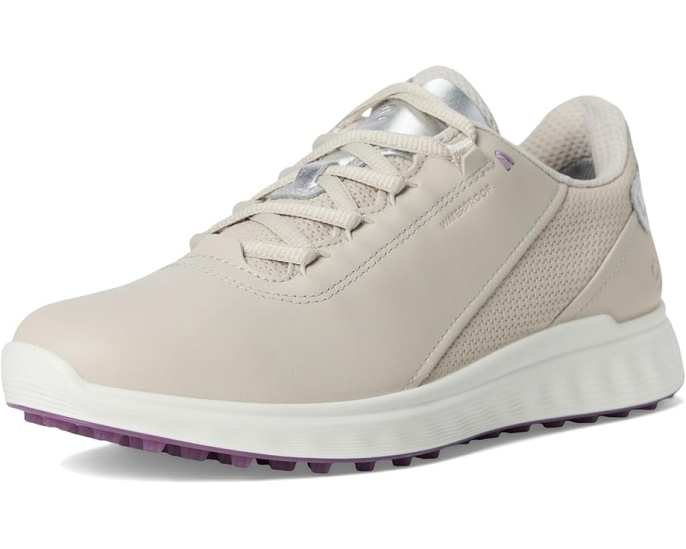 Водонепроницаемые гольф-ботинки ECCO S Casual Lace с металлическими акцентами и технологией X-TENSA