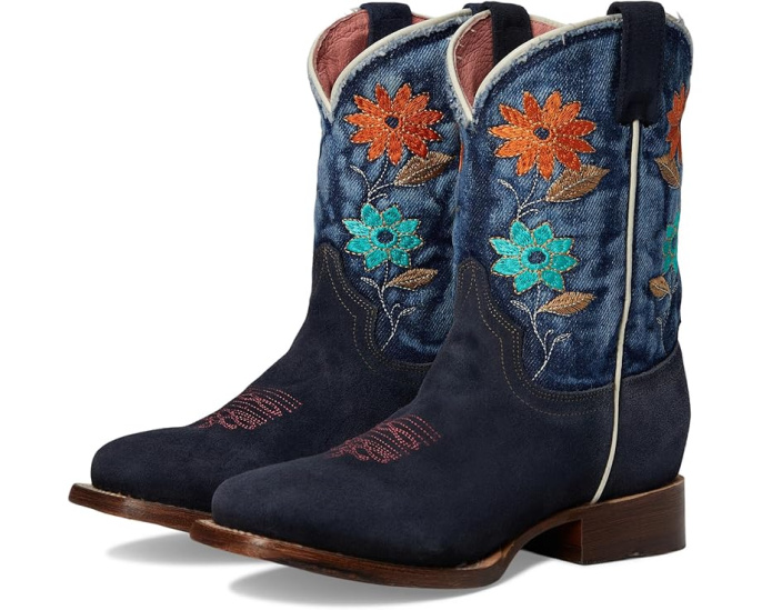 Детские сапоги Roper Flower Power с вышивкой цветов