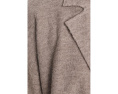 Fine Felted Wool Notch Collar Cardigan