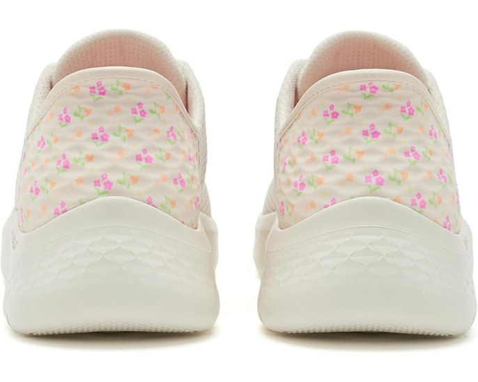 SKECHERS Performance Go Walk Flex Lily Rose с эластичными шнурками и сетчатым верхом