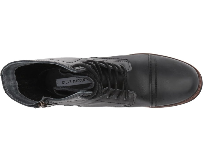 Ботинки Steve Madden Troopah-C с гладкой кожей и боковой молнией