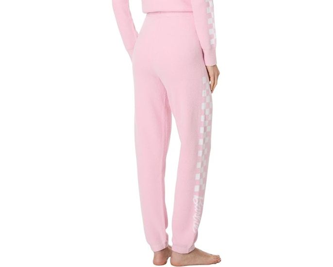 Брюки-джоггеры Barefoot Dreams CozyChic Ultra Lite с клетчатым узором Barbie