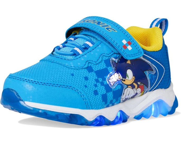 Светящиеся кроссовки Josmo Sonic The Hedgehog для детей с липучкой