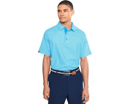 Поло Callaway с принтом в клетку и вышивкой Tile Gingham