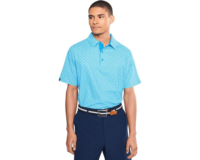 Поло Callaway с принтом в клетку и вышивкой Tile Gingham