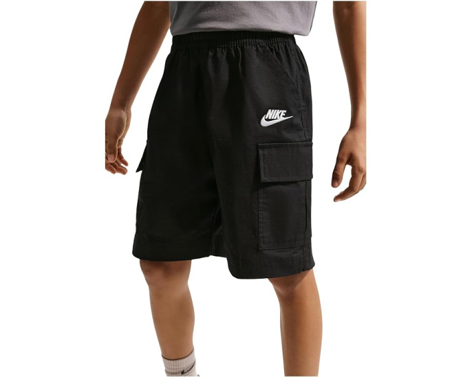 Nike Sportswear Club Woven Cargo Shorts для детей с карго-карманами