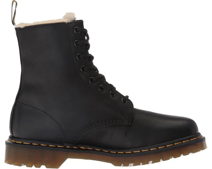 Женские ботинки Dr. Martens Serena 8-Eye с меховой подкладкой