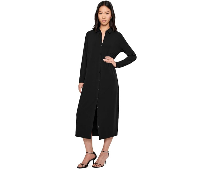 Eileen Fisher платье-рубашка Stretch Jersey Knit из трикотажа