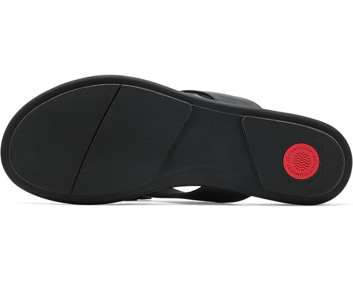 Шлепанцы FitFlop Gracie Flower Leather Flip-flops с цветочным принтом
