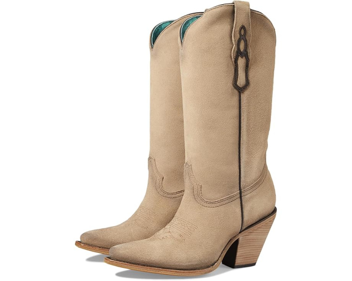 Corral Boots Z5203 сапоги с острым носком и вышивкой песком