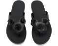 Шлепанцы FitFlop Gracie Flower Leather Flip-flops с цветочным принтом