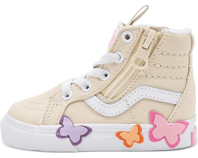 Детские кроссовки Vans Kids SK8-Hi Reissue Zip Butterfly с молнией