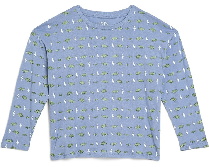 Chaser Kids Лонгслив Dino Bolts из хлопкового трикотажа