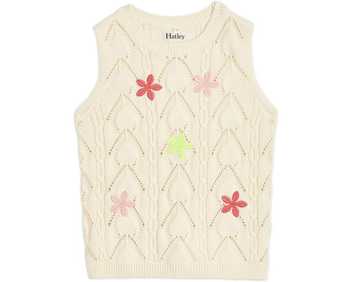 Детская футболка Delicate Flower Crochet Top от Hatley с хлопком