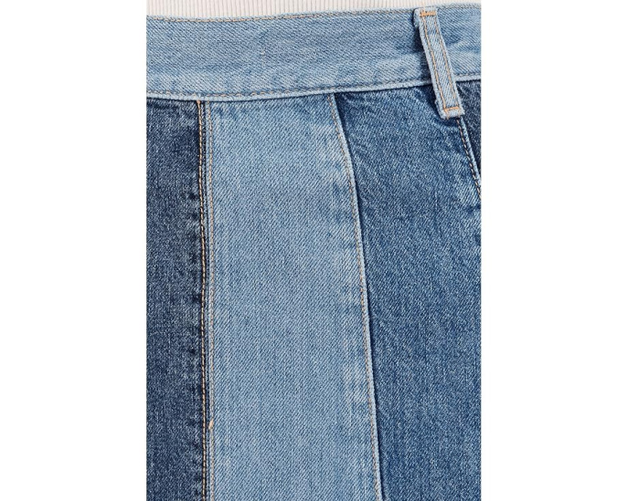 Free People джинсовая миди-юбка Sunbeam с асимметричным подолом