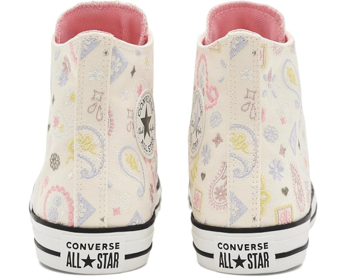Кеды Chuck Taylor All Star Paisley Pop высокие Converse с принтом пейсли