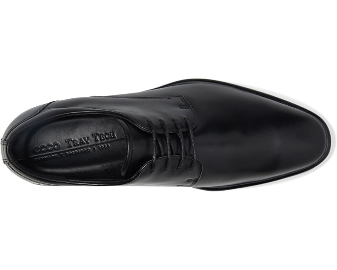 Туфли дерби ECCO Citytray Plain Toe Tie из цельнозерновой кожи