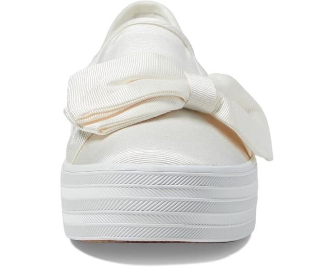 Кроссовки Keds Triple Decker на платформе с металлическим верхом